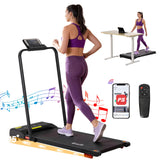 Everfit 3 in 1 Treadmill Electric Walking Pad Under Desk Office Home Gym Incline