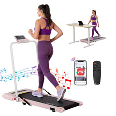 Everfit 2 in 1 Treadmill Electric Walking Pad Under Desk Home Gym Fitness 400mm
