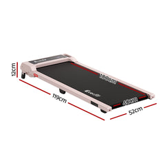 Everfit 3 in 1 Walking Pad Treadmill 12% Incline Under Desk Treadmills for Home