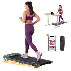 Everfit 3 in 1 Treadmill Electric Walking Pad with Incline Under Desk Home Gym