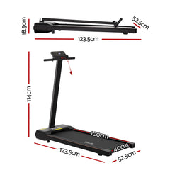 Everfit Walking Pad Treadmill 2 in 1 Foldable for Home Gym 40cm Wide Belt 12