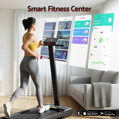 Everfit Walking Pad Treadmill 2 in 1 Foldable for Home Gym 40cm Wide Belt 12