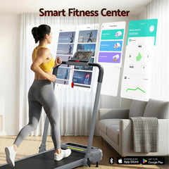 Everfit 3 in 1 Treadmill Electric Walking Pad with Incline Foldable for Home Gym