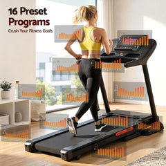Everfit Treadmill Electric Auto Incline Home Gym Fitness Exercise Machine 520mm