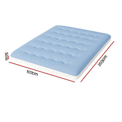 Giselle 5cm Mattress Topper Pillowtop toppers Double-Sided King Single