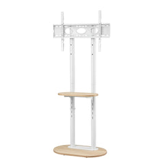 Artiss Mobile TV Floor Stand 40-75" Bracket Universal Adjustable Shelves Wheels
