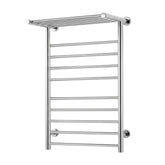 Devanti Electric Heated Towel Rail Rack 14 Bars Wall Mounted Clothes Dry Warmer