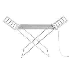 Devanti Foldable Electric Heated Towel Rail Rack with 24H Timer