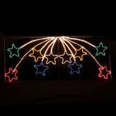 Samland Led Animated 10 Stars Motif Rope Light for Christmas 2.2m