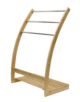 Does not apply Bamboo Towel Bar Metal Holder Rack Free Delivery