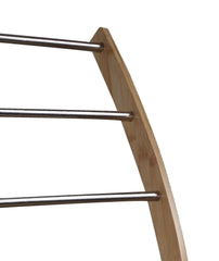 Does not apply Bamboo Towel Bar Metal Holder Rack Free Delivery