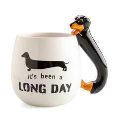 Mug: Dachshund Furever Pets 3D Handle Mug Free Delivery