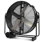 BAUMR-AG 42" 1067mm 660W Industrial Mobile Floor Drum Fan, Belt Drive, Tilting, Large, Commercial, Heavy-duty Frame, EESS Certified