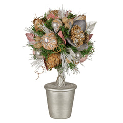 Christabelle 36cm Christmas Tabletop Topiary Tree Jewelled Free Delivery