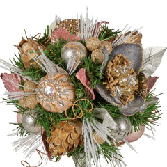 Christabelle 36cm Christmas Tabletop Topiary Tree Jewelled Free Delivery