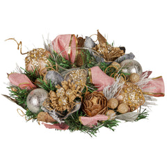 Christabelle 26cm Christmas Centrepiece Lush Green Holiday Free Delivery