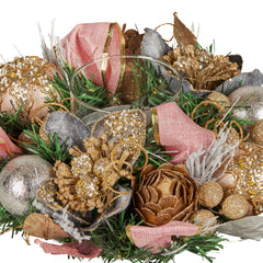 Christabelle 26cm Christmas Centrepiece Lush Green Holiday Free Delivery