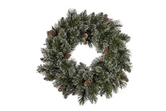 Christabelle 61cm Christmas Wreath Cashmere Pine LED Free Delivery