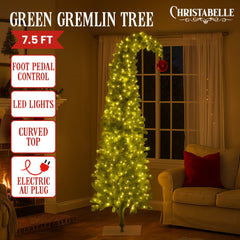 Christabelle 7.5ft Christmas Gremlin Tree Curved Top Free Delivery