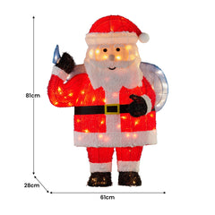 Christabelle 81cm Christmas Santa Display Lights Free Delivery