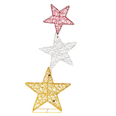 Christabelle 120cm Triple Star Christmas Display Lights Free Delivery