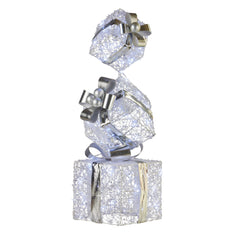 Christabelle 83cm Triple Christmas Silver Giftbox Stack Free Delivery