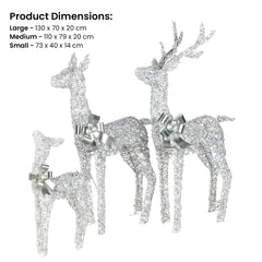 Christabelle Christmas Reindeer Display Set 3 Indoor Outdoor Free Delivery