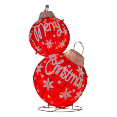 Christabelle Oversized Christmas Bauble Display Warm White Free Delivery
