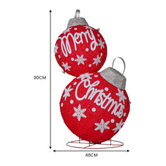 Christabelle Oversized Christmas Bauble Display Warm White Free Delivery