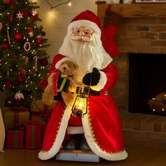 Christabelle 1.1m Musical Led Animated Christmas Santa Free Delivery