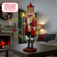 Christabelle 60cm Musical LED Animated Christmas Nutcracker Free Delivery