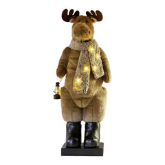 Christabelle 1.1m Musical LED Animated Christmas Moose Free Delivery