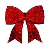 Christabelle 91cm Christmas Display Bow With Led And Twinkle Lights Festive Decoration