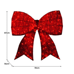 Christabelle Christmas Display Bow 91cm LED Twinkle Free Delivery