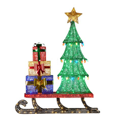 Christabelle Christmas Display Sled 183cm Tree Presents Free Delivery