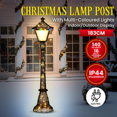 Christabelle Christmas Lamp Post Display 183cm Lights Free Delivery