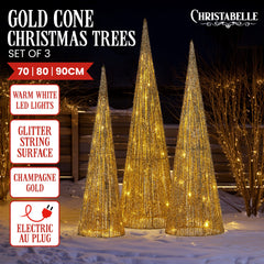 Christabelle 3pc Christmas Tree Indoor Outdoor Display Free Delivery