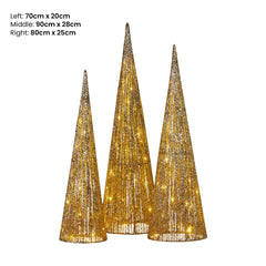 Christabelle 3pc Christmas Tree Indoor Outdoor Display Free Delivery