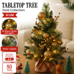 Christabelle 61cm Battery-operated Christmas Tree Warm Lights Free Delivery