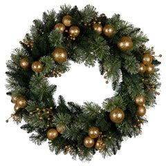 Christabelle 76cm Christmas Wreath Glittery Tipped LED Free Delivery