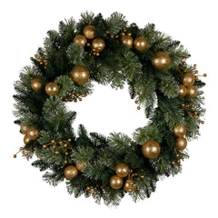 Christabelle 61cm Christmas Wreath LED Lights Glittery Free Delivery