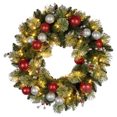 Christabelle Stunning 61cm Christmas Wreath LED Lights Free Delivery
