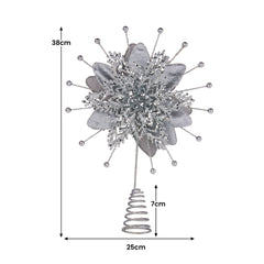 Christabelle Christmas Tree Topper Poinsettia Decoration Ornament Free Delivery