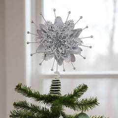 Christabelle Christmas Tree Topper Poinsettia Decoration Ornament Free Delivery