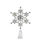 Christabelle Snowflake Christmas Tree Topper Beaded Decoration Ornament Xmas