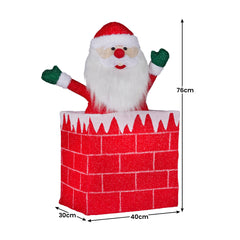 Christabelle 76cm Animated Santa Chimney Christmas Tree Free Delivery