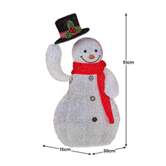 Christabelle 51cm Animated Snowman Christmas Display Decoration Free Delivery