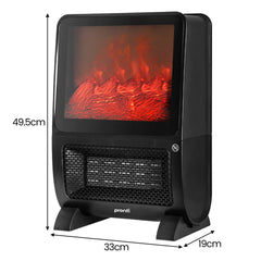 Pronti 2000W 3D Fire PTC Electric Portable Free Delivery