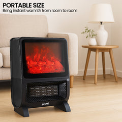Pronti 2000W 3D Fire PTC Electric Portable Free Delivery