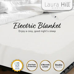 Laura Hill Heated Electric Blanket Double Size Fitted Free Delivery